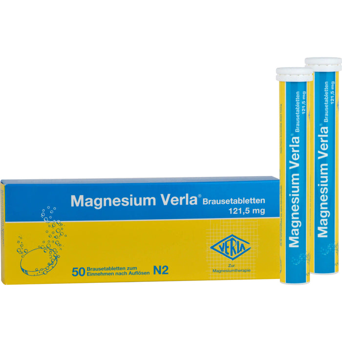 Magnesium Verla 121,5 mg Brausetabletten, 50 pcs. Tablets