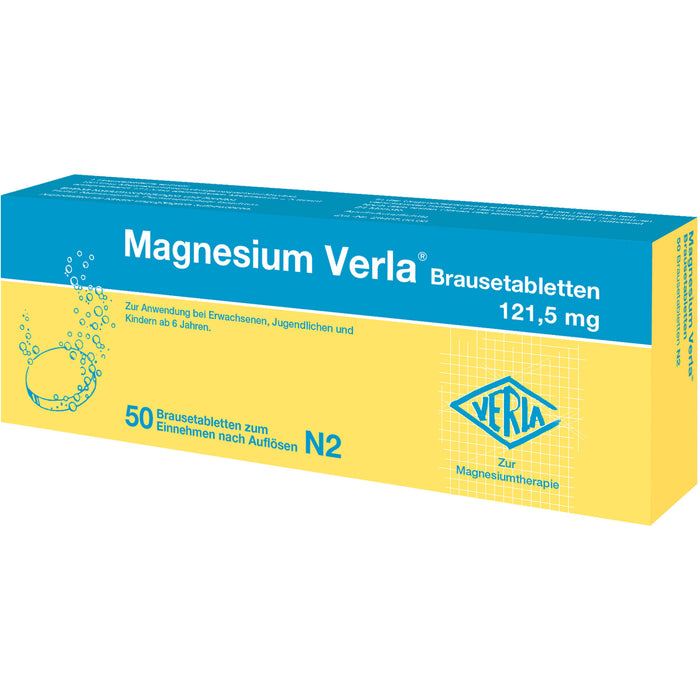 Magnesium Verla 121,5 mg Brausetabletten, 50 St. Tabletten