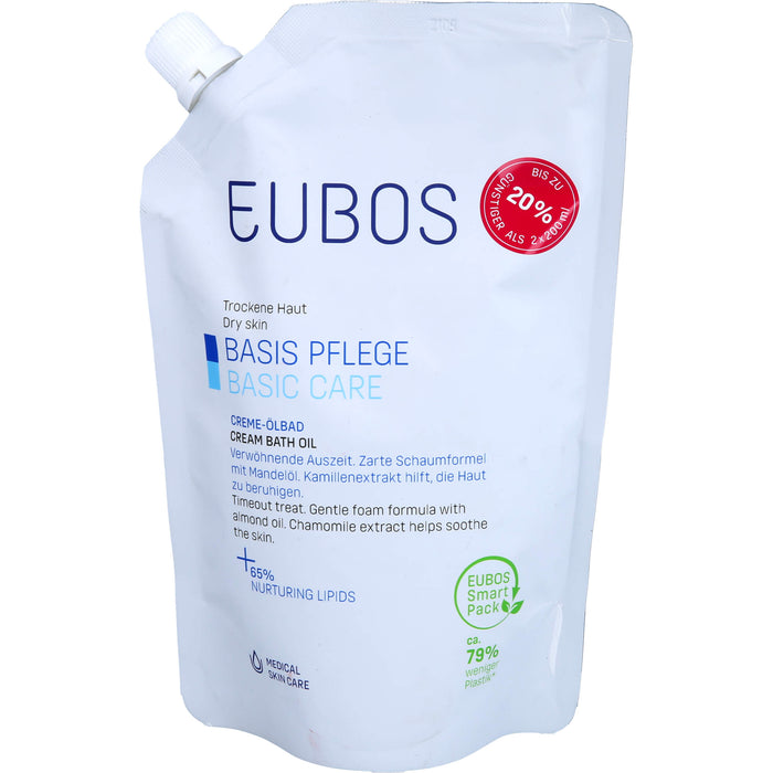 Eubos Creme Oelbad Nachf Btl, 400 ml Solution