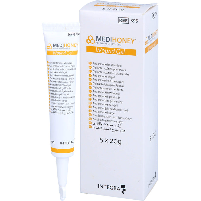 MEDIHONEY antibakterielles Wundgel, 5X20 g GEL