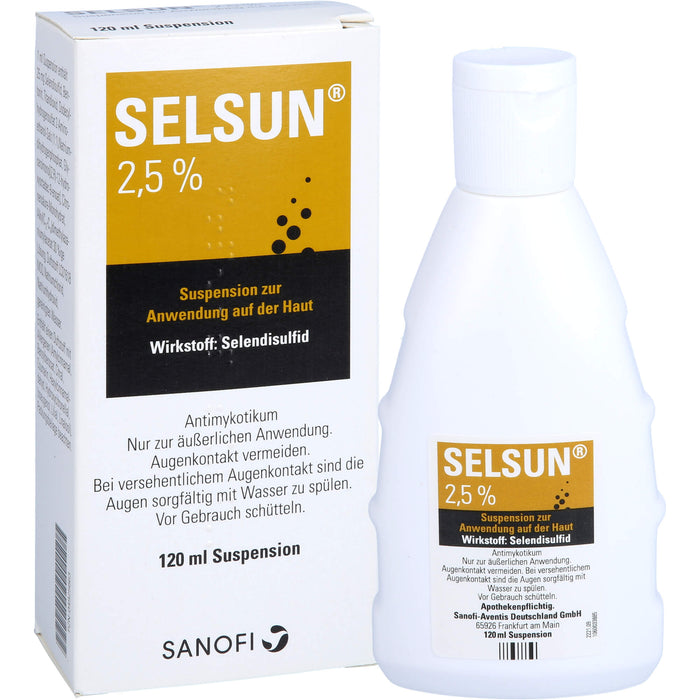 SELSUN 2,5 %, Suspension zur Anwendung auf der Haut, 120 ml Lösung