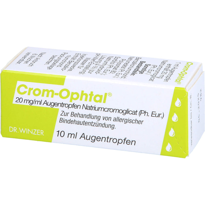 Crom-Ophtal, 20 mg/ml Augentropfen, Lösung, 10 ml Solution