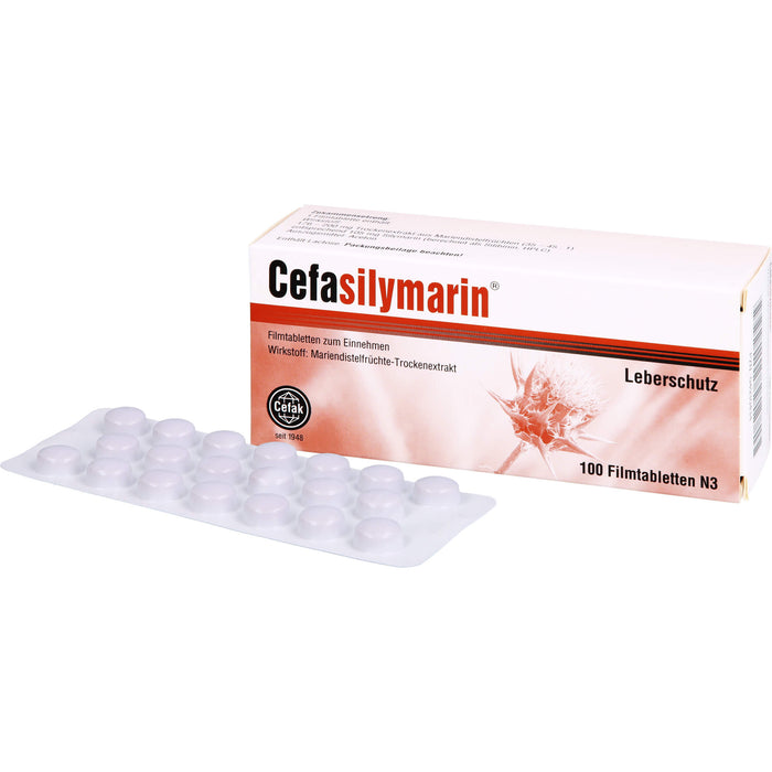 Cefasilymarin, Filmtabletten, 100 St FTA