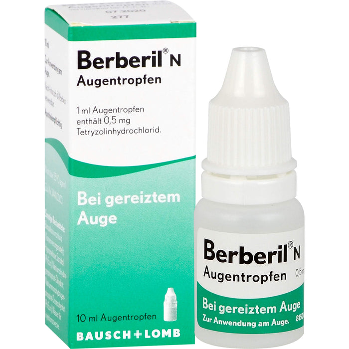 Berberil N Augentropfen bei gereizten Augen, 10 ml Solution