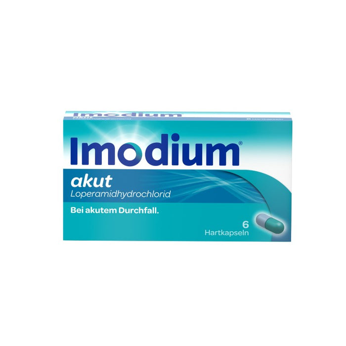 Imodium akut Hartkapseln bei akutem Durchfall, 6 pcs. Capsules