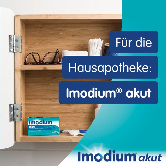 Imodium akut Hartkapseln bei akutem Durchfall, 6 St. Kapseln