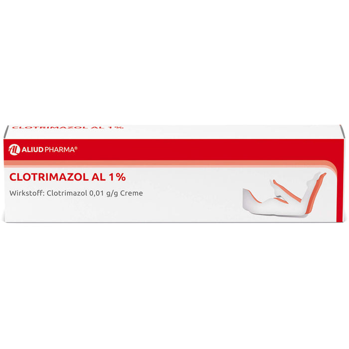 Clotrimazol AL 1 % Creme bei Pilzinfektionen, 20 g Creme