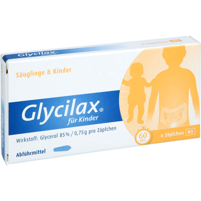 Glycilax für Kinder Abführmittel Zäpfchen, 5 St. Zäpfchen