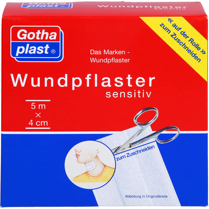 Gothaplast Wundpflaster sensitiv 5 m x 4 cm zum Zuschneiden, 1 pcs. Patch