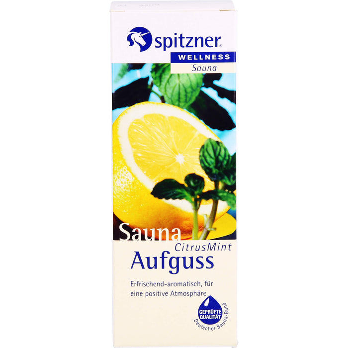 Spitzner Wellness Saunaaufguss Citrus Mint, 190 ml Concentré