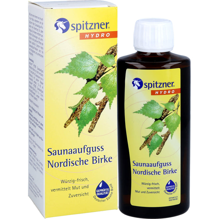 spitzner Hydro Saunaaufguss Nordische Birke, 190 ml Konzentrat