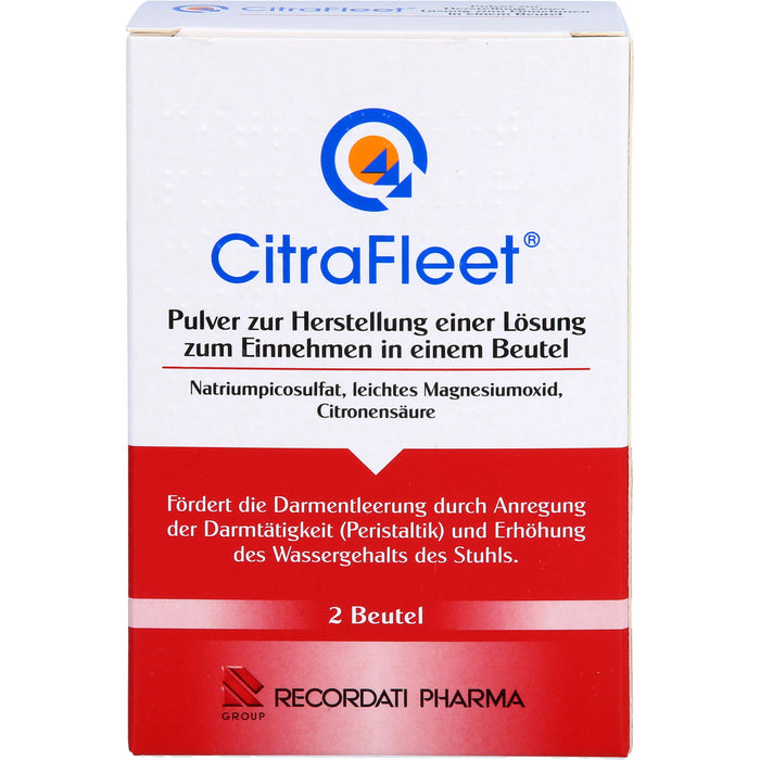 CitraFleet Beutel fördert die Darmentleerung, 2 pc Sachets