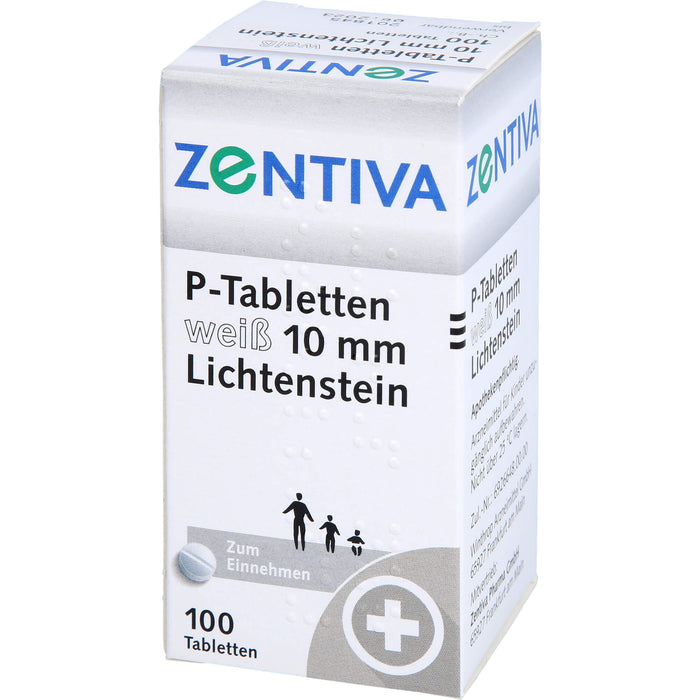 Winthrop P-Tabletten weiß 10 mm Lichtenstein, 100 pcs. Tablets