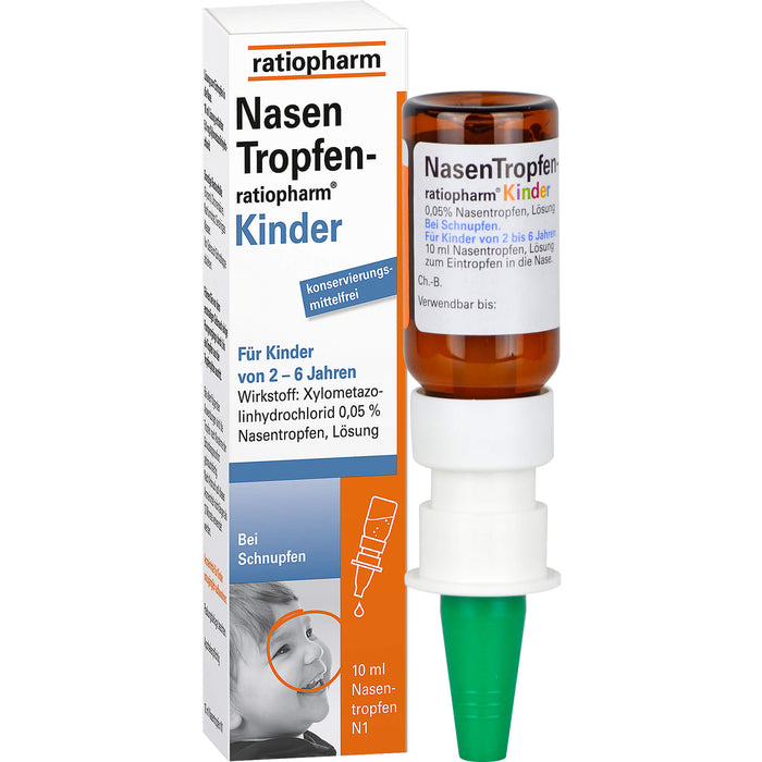 NasenTropfen-ratiopharm Kinder, 10 ml Lösung