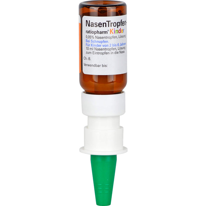 NasenTropfen-ratiopharm Kinder, 10 ml Solution