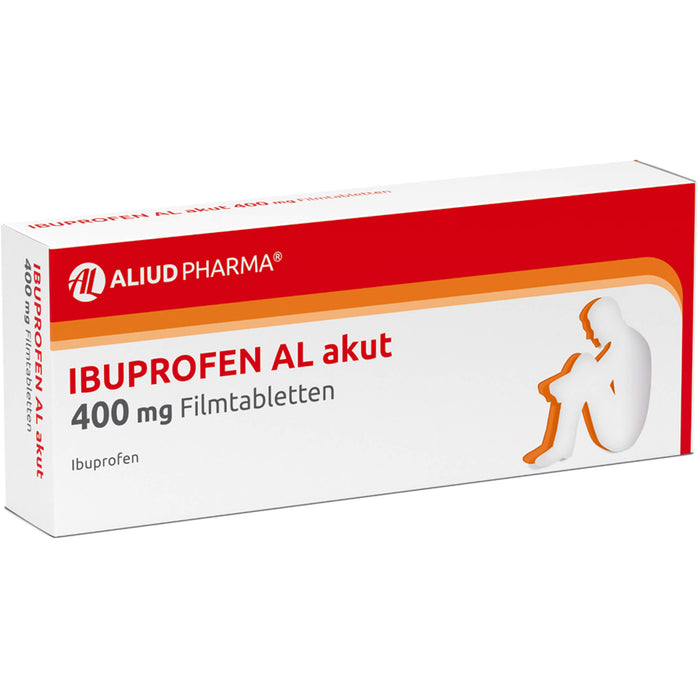 Ibuprofen AL akut 400 mg Filmtabletten, 20 pc Tablettes