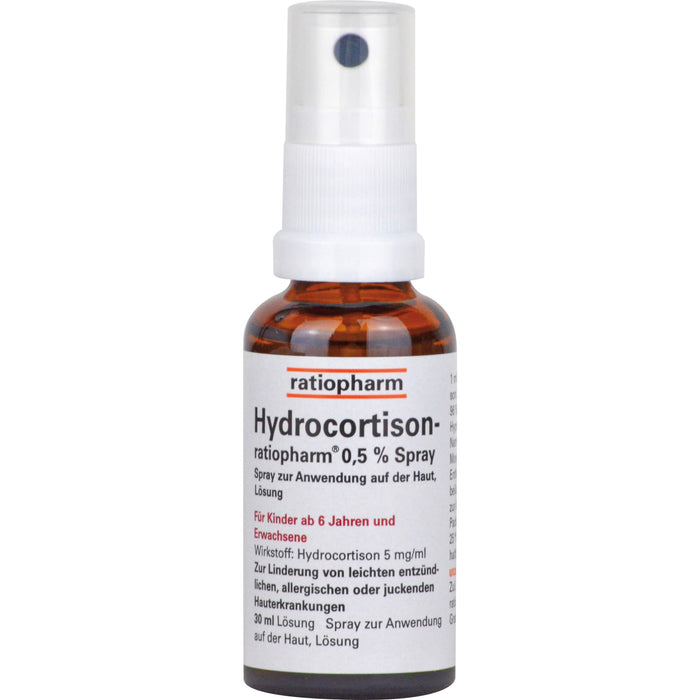 Hydrocortison-ratiopharm 0,5 % Spray, 30 ml Solution