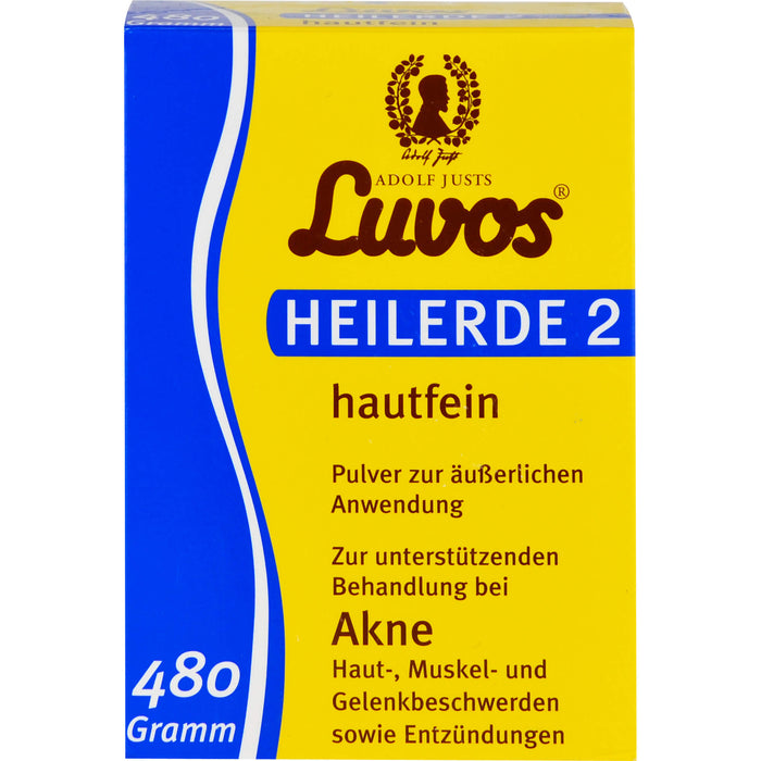 Luvos Heilerde 2 hautfein Pulver bei Akne, 480 g Pulver