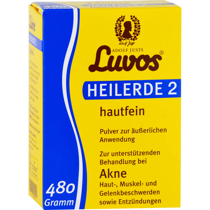 Luvos Heilerde 2 hautfein Pulver bei Akne, 480 g Pulver