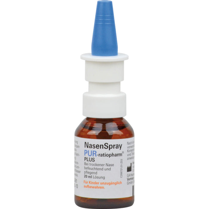 Nasenspray PUR-ratiopharm PLUS, 20 ml Solution