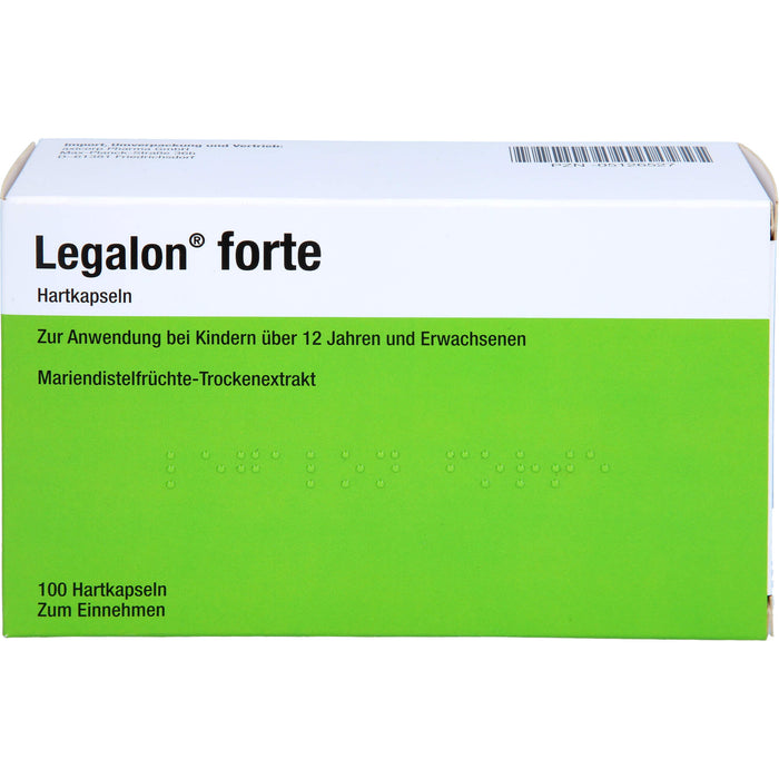 Legalon forte Hartkapseln Reimport axicorp, 100 pc Capsules