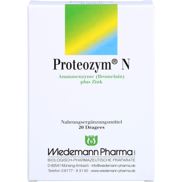 Proteozym N Dragées, 20 St. Tabletten