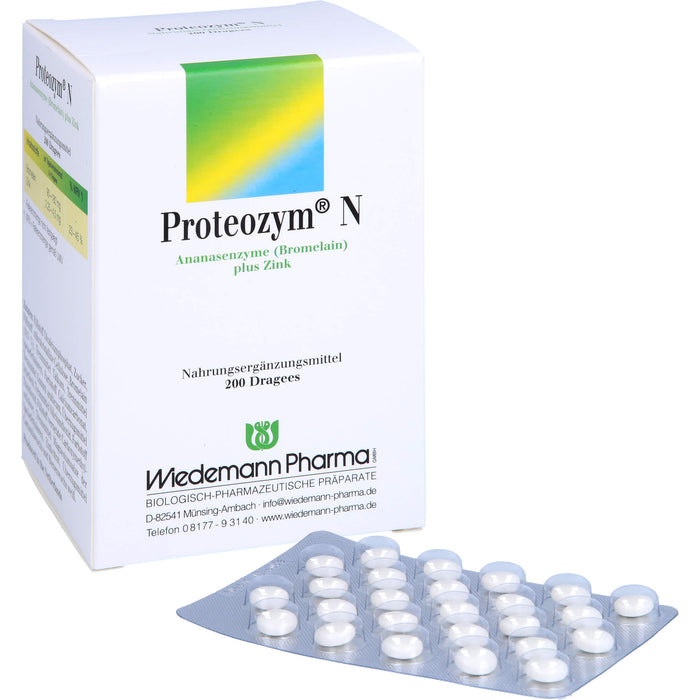 Proteozym N Dragees, 200 St. Tabletten