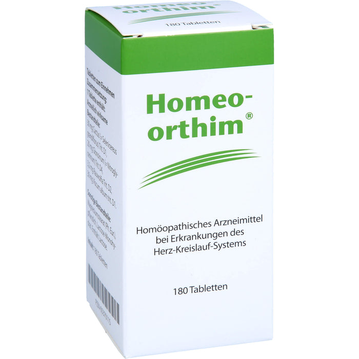 Homeo Orthim Tbl., 180 St. Tabletten