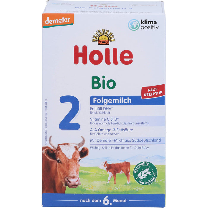 Holle Bio-Säuglings-Folgemilch 2, 600 g PUL