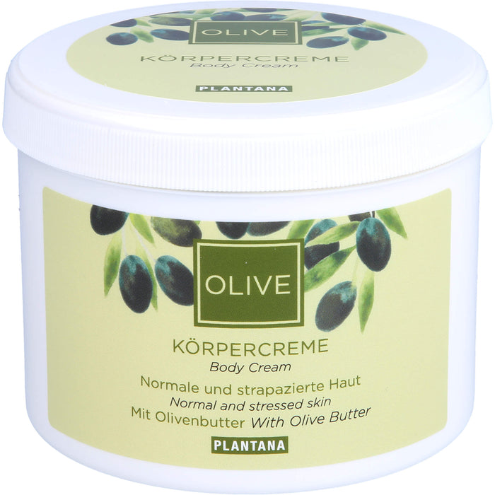 Plantana Olive-Butter Körper-Creme, 500 ml Crème