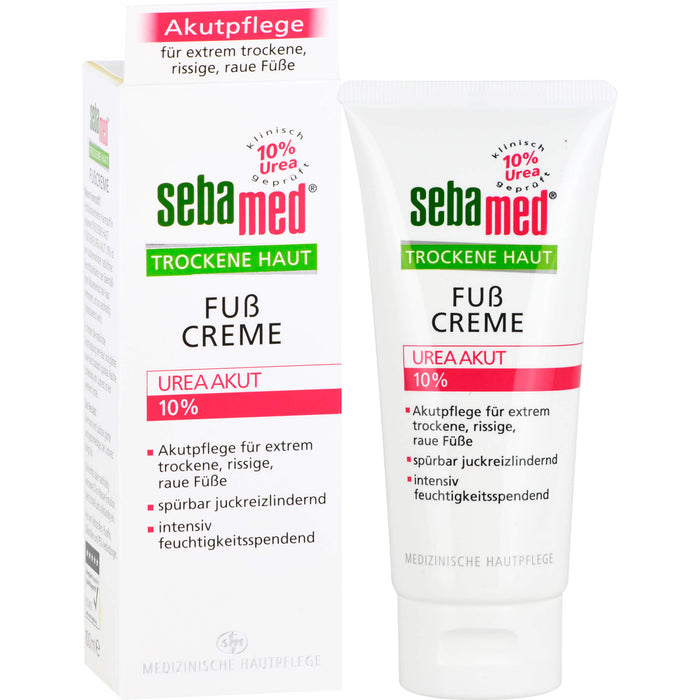 Sebamed Fußcreme für trockene Haut 10% Urea, 100 ml Crème