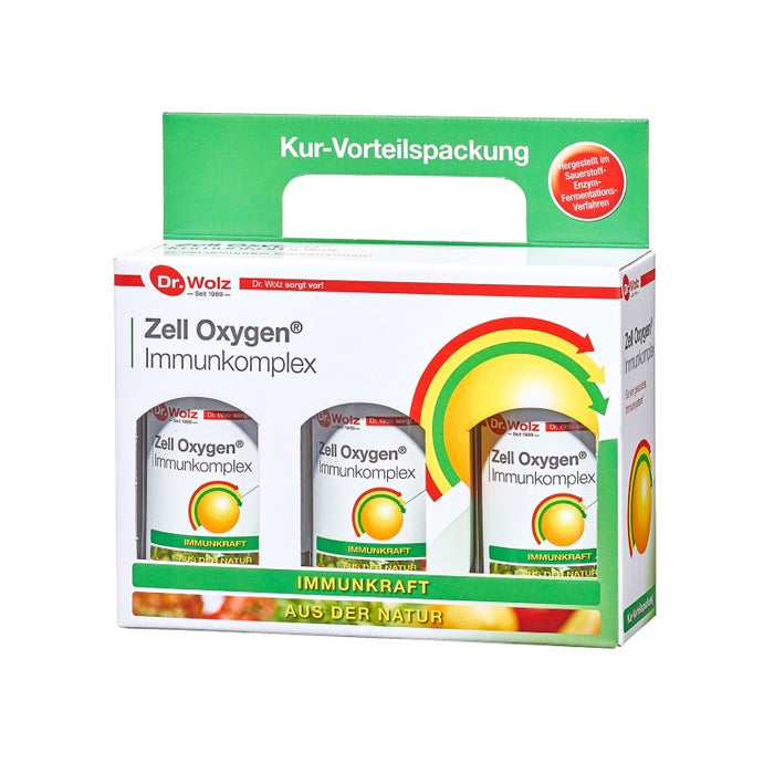 Dr. Wolz Zell Oxygen Immunkomplex Konzentrat Kur-Vorteilspackung, 750 ml Lösung