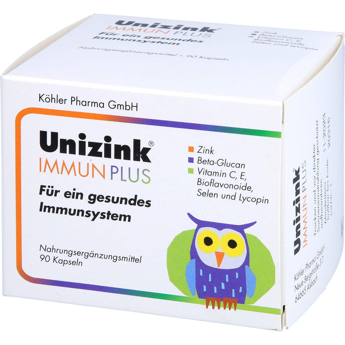 Unizink Immun Plus Kapseln, 90 pcs. Capsules