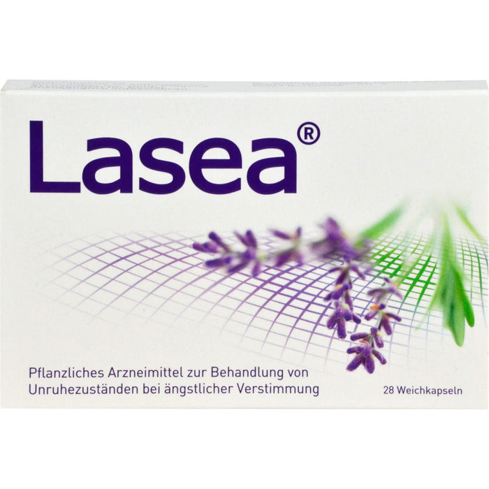 Lasea Weichkapseln gegen Unruhezustände bei ängstlicher Verstimmung, 28 pcs. Capsules