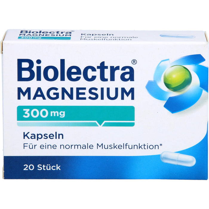 Biolectra Magnesium 300 mg Kapseln, 20 St. Kapseln