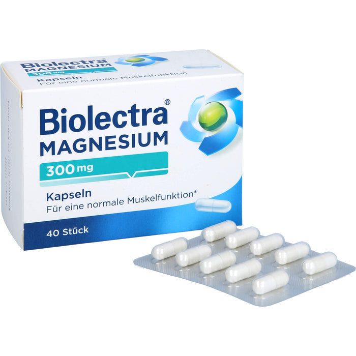 Biolectra Magnesium 300 mg Kapseln, 40 St. Kapseln