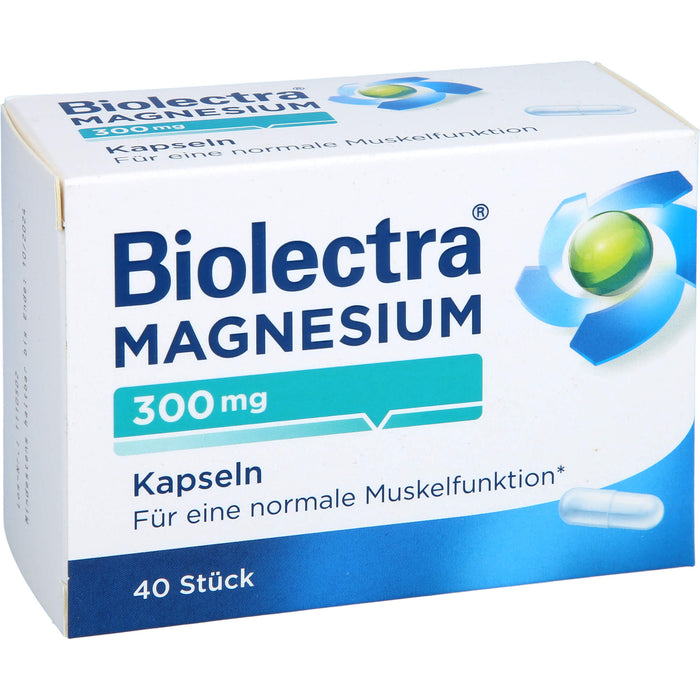 Biolectra Magnesium 300 mg Kapseln, 40 pcs. Capsules