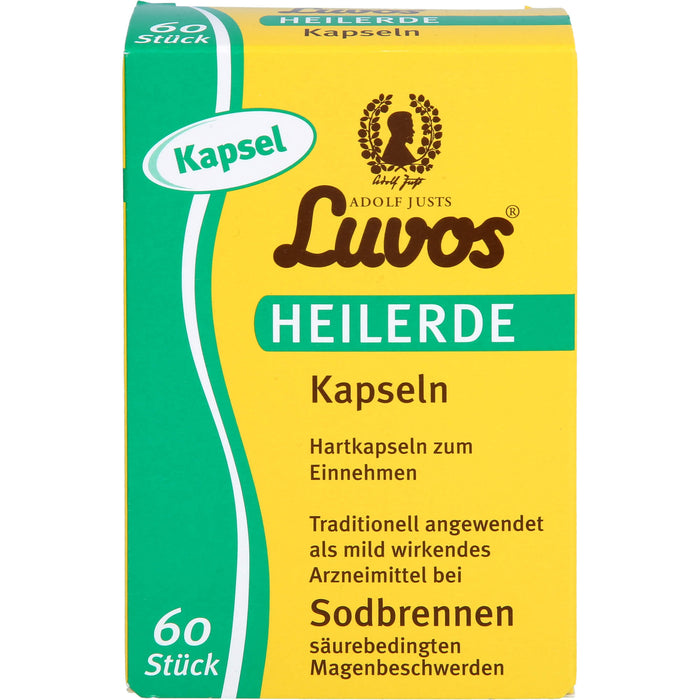 Luvos Heilerde Kapseln bei Sodbrennen, 60 St. Kapseln