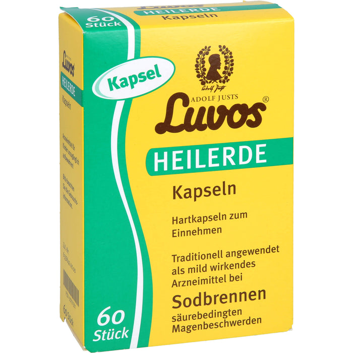 Luvos Heilerde Kapseln bei Sodbrennen, 60 St. Kapseln