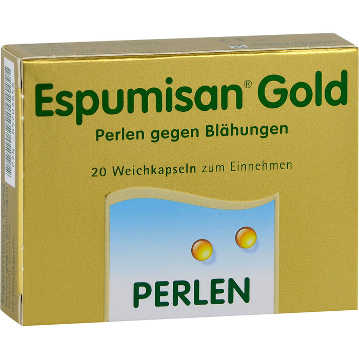 Espumisan Gold Perlen gegen Blähungen, 20 pc Capsules