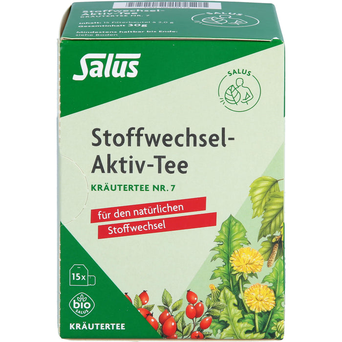 Salus Stoffwechsel-Aktiv Tee Kräutertee Nr. 7, 15 pcs. Filter bag