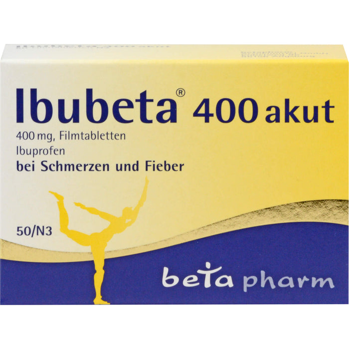 Ibubeta 400 akut Tabletten, 50 pc Tablettes