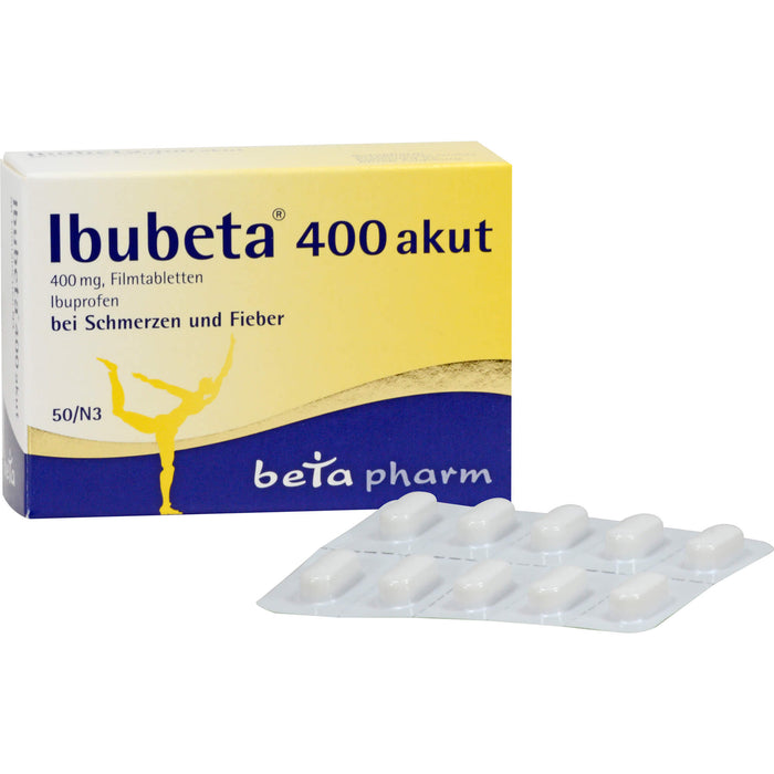 Ibubeta 400 akut Tabletten, 50 pc Tablettes