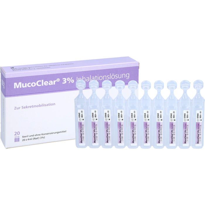 Mucoclear 3 % Inhalationslösung, 20 pc Ampoules