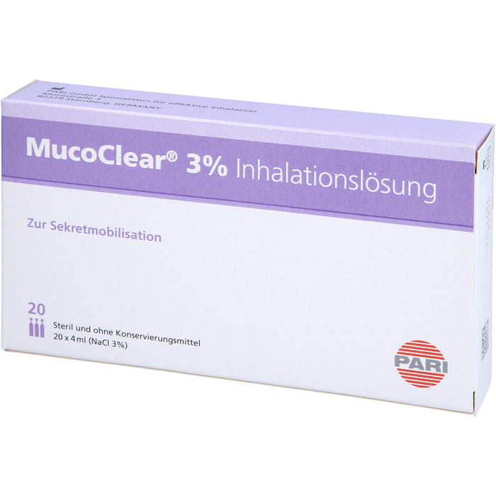 Mucoclear 3 % Inhalationslösung, 20 pc Ampoules