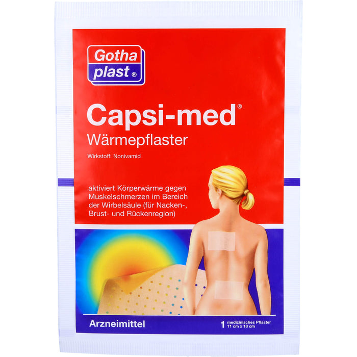 CAPSI-MED Wärmepflaster 11cmx18cm, 1 pc Pansement