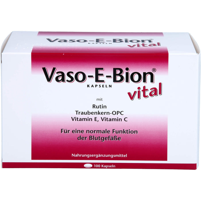 Vaso-E-Bion vital Kapseln, 100 pcs. Capsules