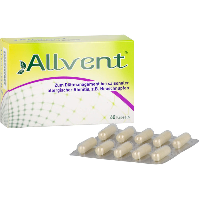 Allvent bei saisonaler allergischer Rhinitis Kapseln, 60 pc Capsules