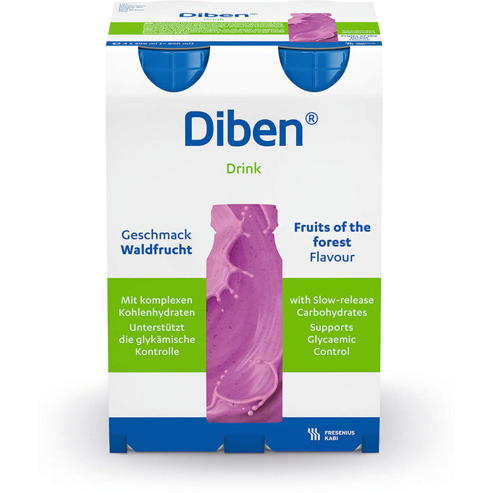 DIBEN DRINK WALDFRUCHT (1,5 KCAL/ML), 4X200 ml FLU