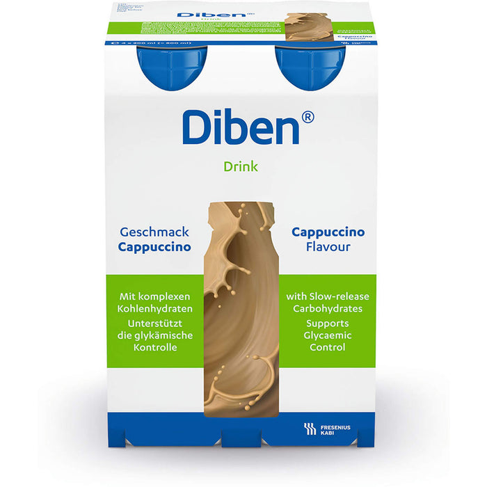 DIBEN DRINK CAPPUCCINO (1,5 KCAL/ML), 4X200 ml FLU